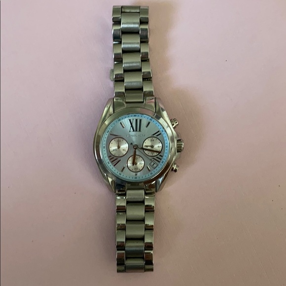 MK Silver Steel watch
